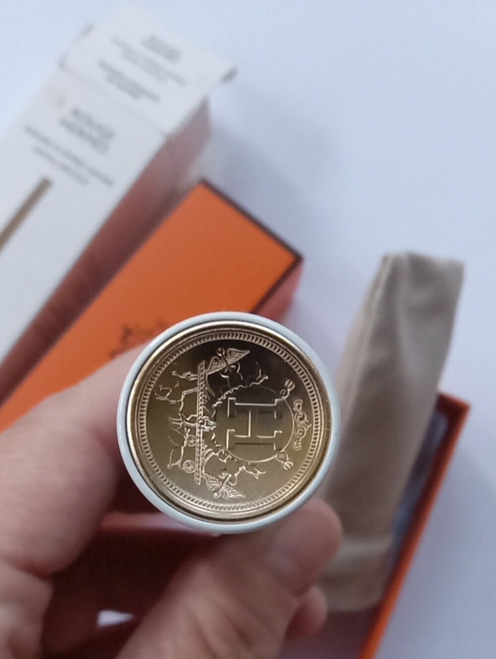 Hermès Rouge Satin Lipstick - Rouge Casaque - Picture 5 of 7